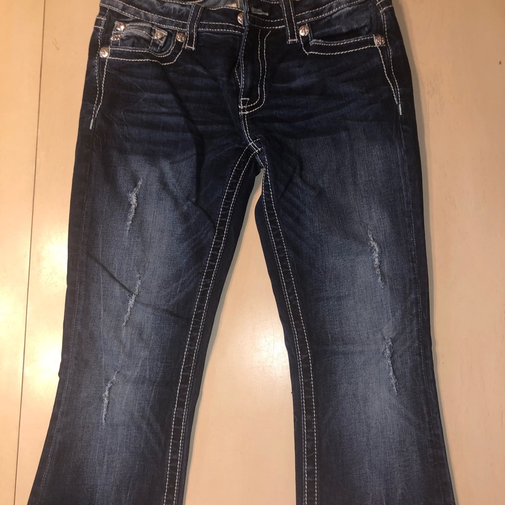 Miss Me bootcut distressed